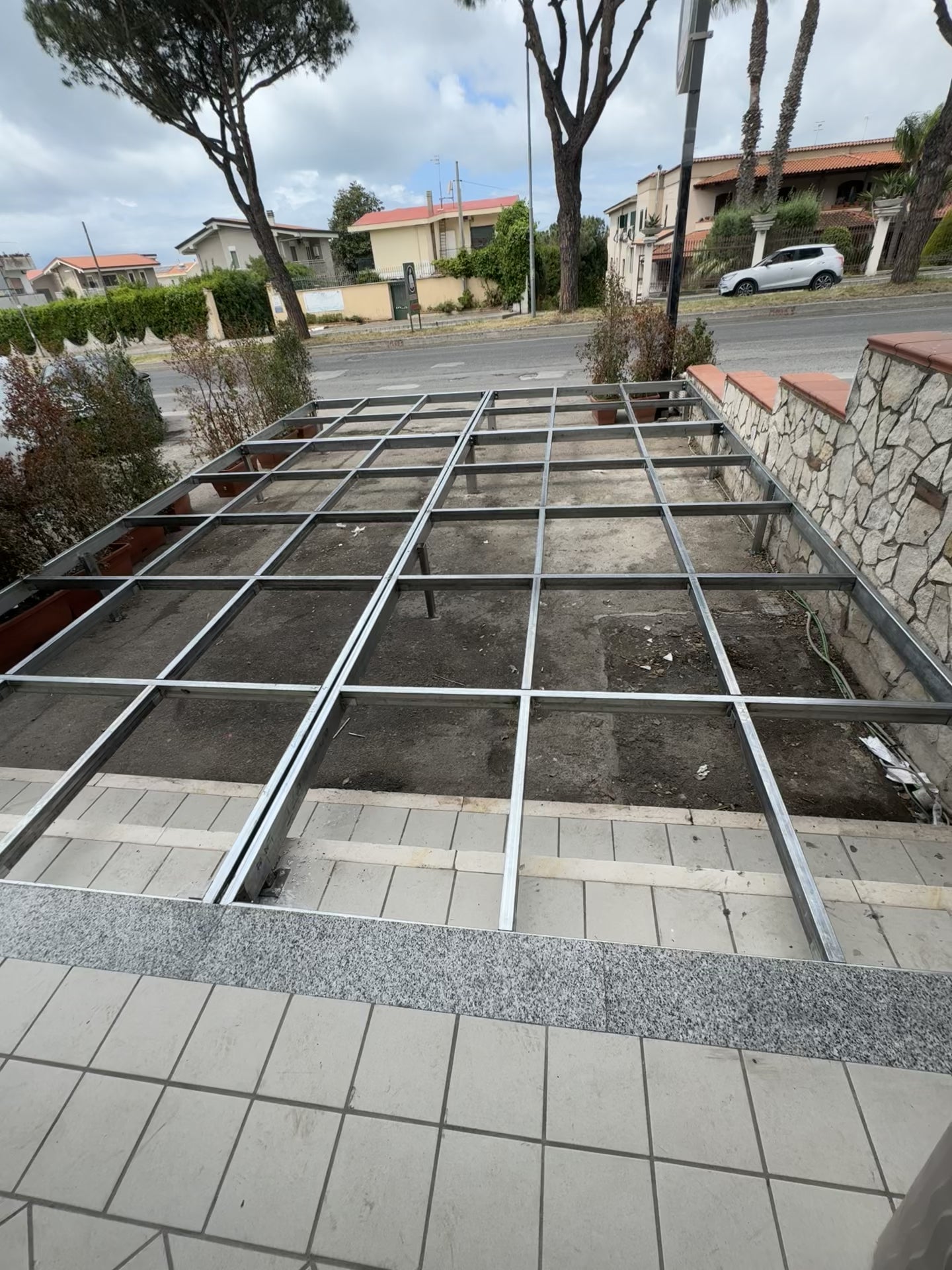 Soppalco calpestabile in ferro